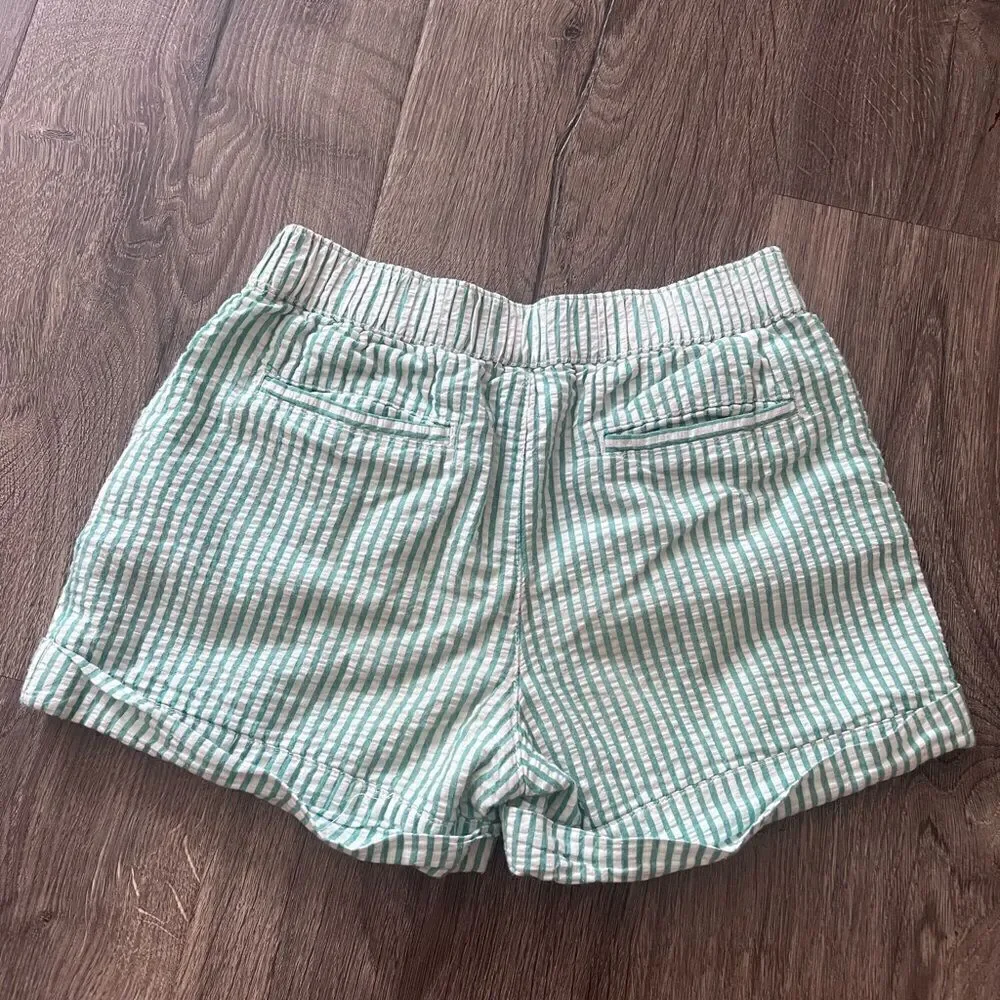 Gymboree Girl Striped White/Green shortssize Small